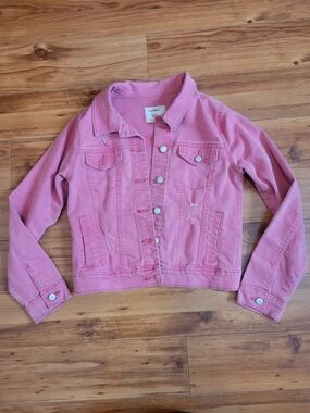 Old Navy Pink Girls' Denim Jacket